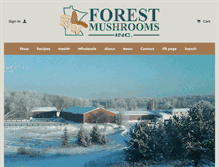 Tablet Screenshot of forestmushrooms.com